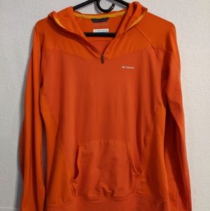 Men's Columbia Omni-Wick Advance Evaporation Long Sleeve Shirt With Hood